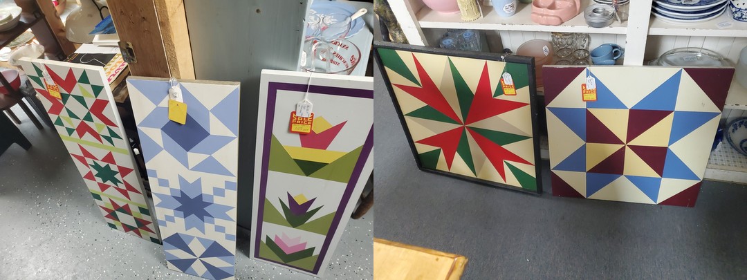 Booth #10 barn quilts